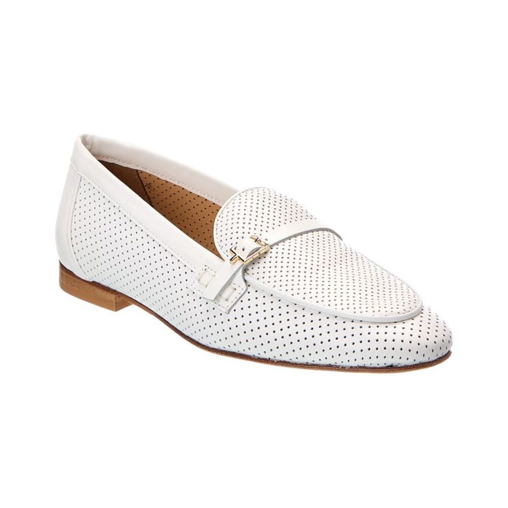 Baldinini Leather Loafer, White